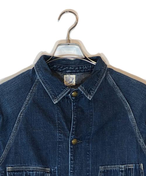 orSlow（オアスロウ）orSlow (オアスロウ) 金釦デニムカバーオール インディゴ サイズ:SIZE 2の古着・服飾アイテム