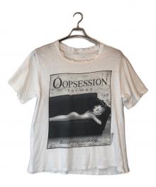 USED（ユーズド）の古着「"Oopsession for men TEE」｜ホワイト