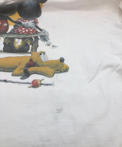 DISNEY（ディズニー）DISNEY (ディズニー) ノーマンロックウェル ミッキー Tシャツ ホワイト サイズ:XX-LARGEの古着・服飾アイテム