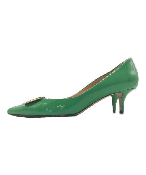 Roger Vivier（ロジェ ヴィヴィエ）Roger Vivier (ロジェ ヴィヴィエ) エナメルパンプス グリーン サイズ:36 1/2の古着・服飾アイテム