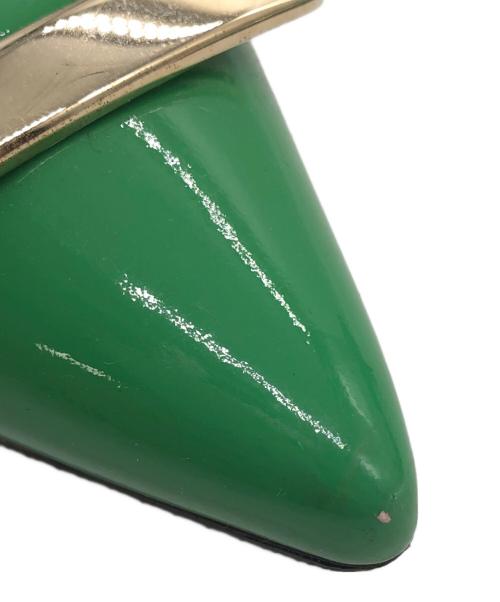 Roger Vivier（ロジェ ヴィヴィエ）Roger Vivier (ロジェ ヴィヴィエ) エナメルパンプス グリーン サイズ:36 1/2の古着・服飾アイテム
