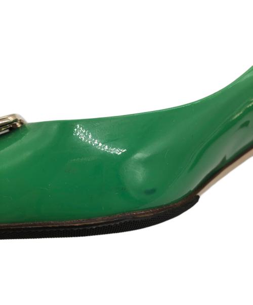Roger Vivier（ロジェ ヴィヴィエ）Roger Vivier (ロジェ ヴィヴィエ) エナメルパンプス グリーン サイズ:36 1/2の古着・服飾アイテム