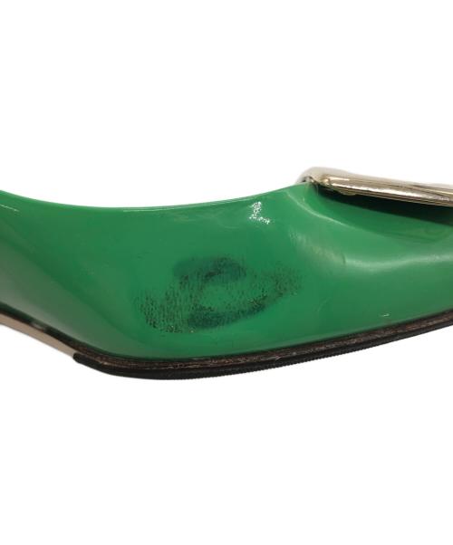 Roger Vivier（ロジェ ヴィヴィエ）Roger Vivier (ロジェ ヴィヴィエ) エナメルパンプス グリーン サイズ:36 1/2の古着・服飾アイテム