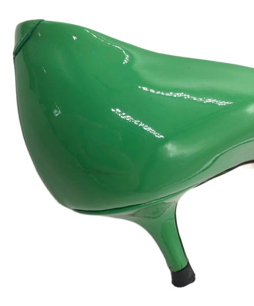 Roger Vivier（ロジェ ヴィヴィエ）Roger Vivier (ロジェ ヴィヴィエ) エナメルパンプス グリーン サイズ:36 1/2の古着・服飾アイテム