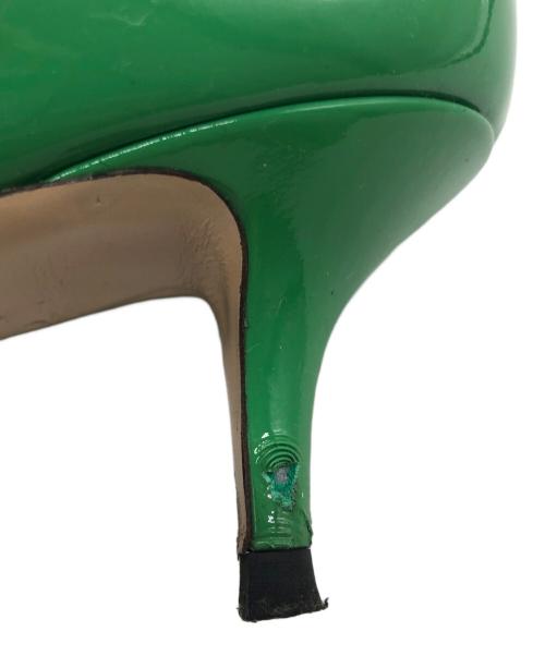 Roger Vivier（ロジェ ヴィヴィエ）Roger Vivier (ロジェ ヴィヴィエ) エナメルパンプス グリーン サイズ:36 1/2の古着・服飾アイテム
