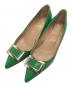 Roger Vivier（ロジェ ヴィヴィエ）の古着「エナメルパンプス」｜グリーン