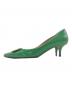 中古・古着 Roger Vivier (ロジェ ヴィヴィエ) エナメルパンプス グリーン サイズ:36 1/2：10000円