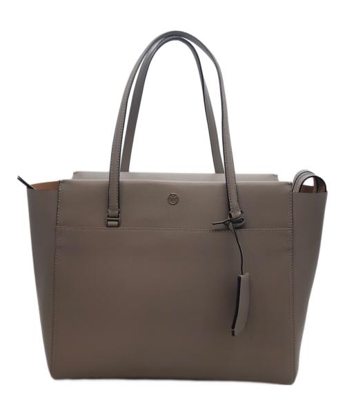 TORY BURCH（トリーバーチ）TORY BURCH (トリーバーチ) PARKER TOTE BAG グレーの古着・服飾アイテム