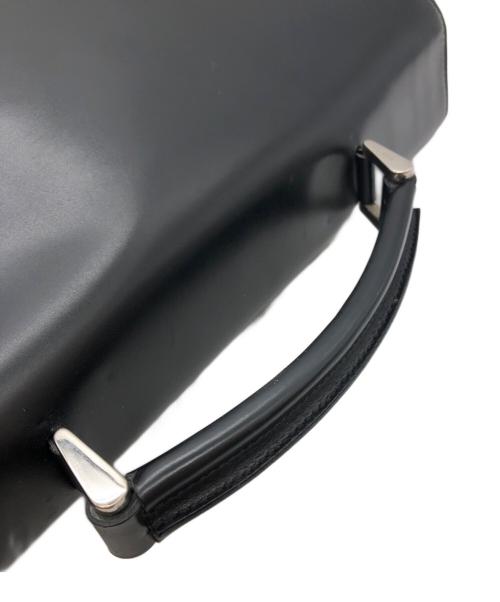 PRADA（プラダ）PRADA (プラダ) レザーナイロン切替ブリーフケース ブラックの古着・服飾アイテム