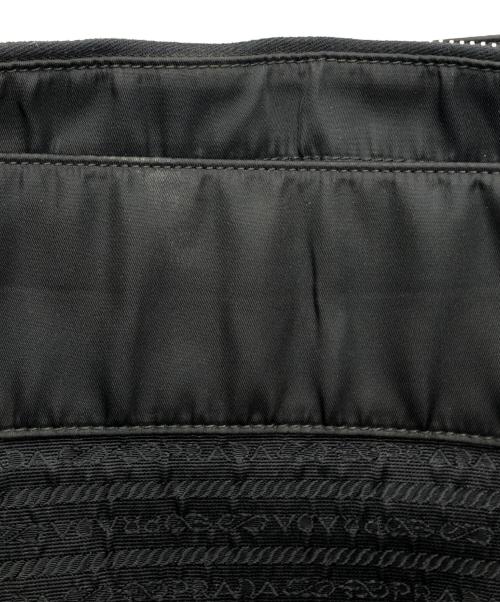 PRADA（プラダ）PRADA (プラダ) レザーナイロン切替ブリーフケース ブラックの古着・服飾アイテム
