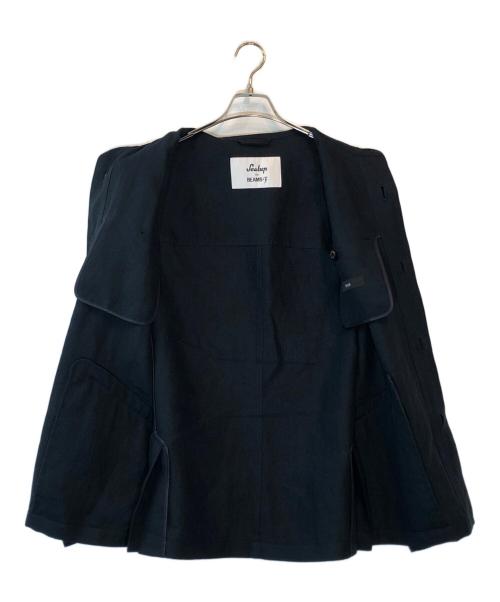 BEAMS F（ビームスエフ）BEAMS F (ビームスエフ) SEALUP (シーラップ) リネンジャケット ネイビー サイズ:48の古着・服飾アイテム