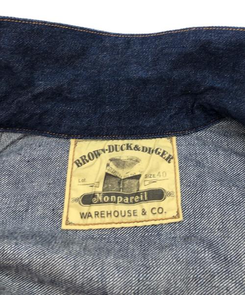 WAREHOUSE（ウエアハウス）WAREHOUSE (ウエアハウス) NONPAREIL Nonpareil Browse  CHEESE DYEING DENIM インディゴ サイズ:40の古着・服飾アイテム