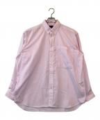 DAIWA PIER39ダイワ ピア39）の古着「TECH BUTTON DOWN SHIRTS L/S STRIPE」｜ピンク