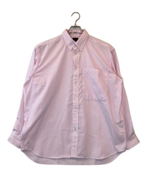 DAIWA PIER39（ダイワ ピア39）DAIWA PIER39 (ダイワ ピア39) TECH BUTTON DOWN SHIRTS L/S STRIPE ピンク サイズ:Sの古着・服飾アイテム