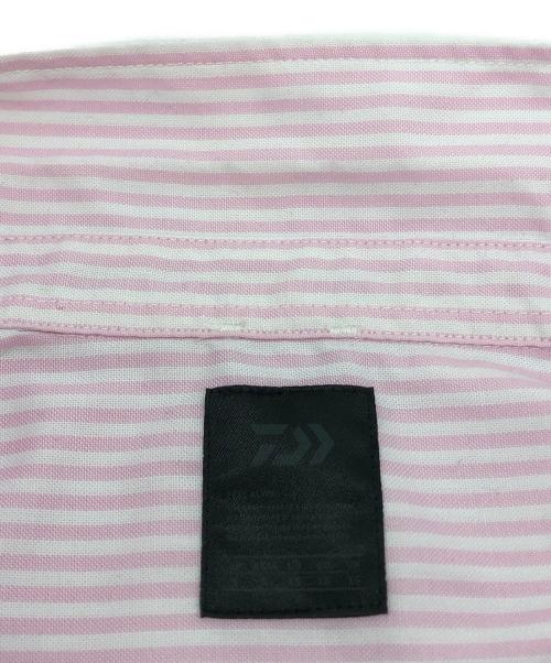 DAIWA PIER39（ダイワ ピア39）DAIWA PIER39 (ダイワ ピア39) TECH BUTTON DOWN SHIRTS L/S STRIPE ピンク サイズ:Sの古着・服飾アイテム