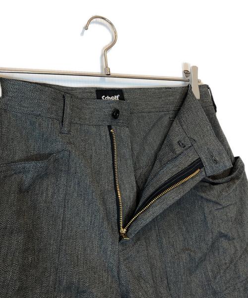 Schott（ショット）Schott (ショット) コットン コバート ショーツ グレー サイズ:32の古着・服飾アイテム