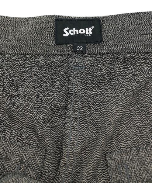 Schott（ショット）Schott (ショット) コットン コバート ショーツ グレー サイズ:32の古着・服飾アイテム