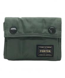 PORTER（ポーター）の古着「TANKER POCKET WALLET（Ｍ）」｜グリーン