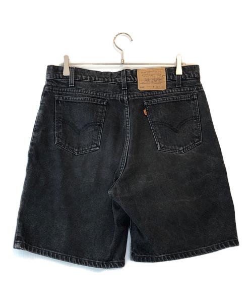 LEVI'S（リーバイス）LEVI'S (リーバイス) 550 RELAXED FIT ブラックデニムショーツ ブラック サイズ:W34の古着・服飾アイテム