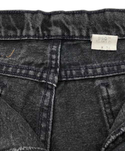 LEVI'S（リーバイス）LEVI'S (リーバイス) 550 RELAXED FIT ブラックデニムショーツ ブラック サイズ:W34の古着・服飾アイテム
