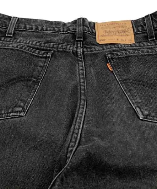 LEVI'S（リーバイス）LEVI'S (リーバイス) 550 RELAXED FIT ブラックデニムショーツ ブラック サイズ:W34の古着・服飾アイテム
