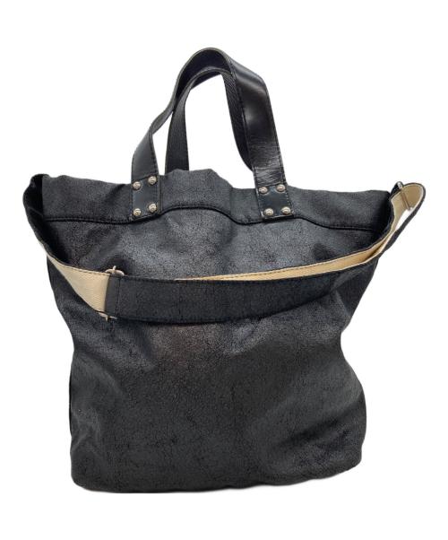 tricot COMME des GARCONS（トリココムデギャルソン）tricot COMME des GARCONS (トリココムデギャルソン) クラックコーティング加工2WAYバッグ ブラックの古着・服飾アイテム
