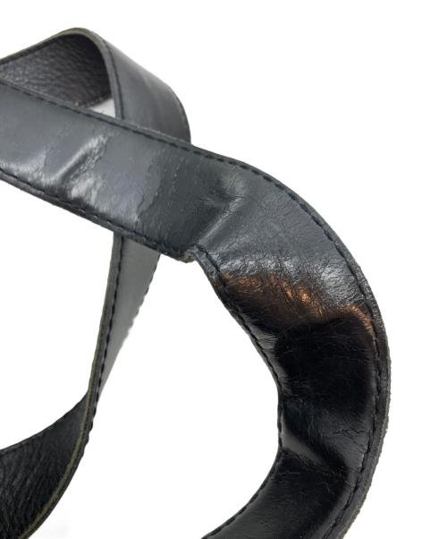 tricot COMME des GARCONS（トリココムデギャルソン）tricot COMME des GARCONS (トリココムデギャルソン) クラックコーティング加工2WAYバッグ ブラックの古着・服飾アイテム