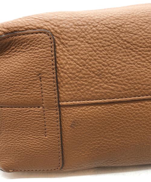 TORY BURCH（トリーバーチ）TORY BURCH (トリーバーチ) レザーハンドバッグ ブラウンの古着・服飾アイテム