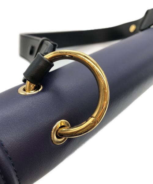 MARNI（マルニ）MARNI (マルニ) アコーディオン ショルダー バッグ ブルーの古着・服飾アイテム
