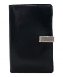 PRADA（プラダ）の古着「2つ折り財布」｜ブラック
