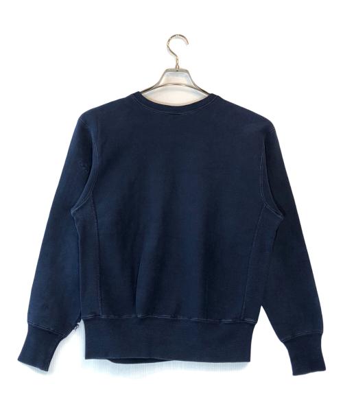 Champion REVERSE WEAVE（チャンピオン リバース ウィーブ）Champion REVERSE WEAVE (チャンピオン リバース ウィーブ) ３段プリントスウェット ネイビー サイズ:MEDIUMの古着・服飾アイテム