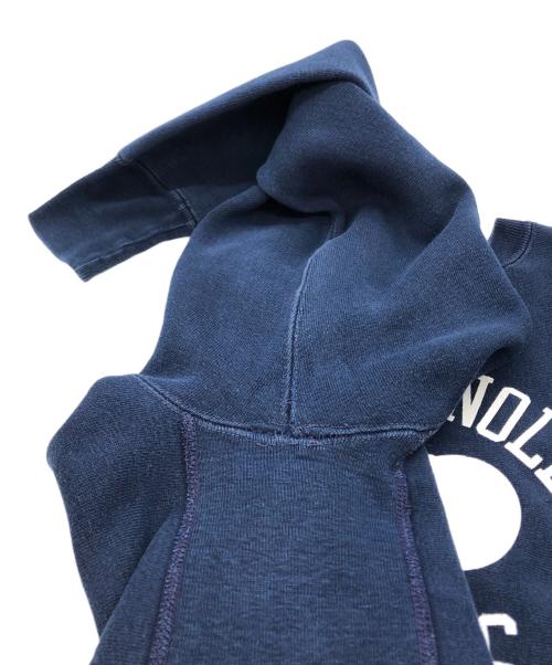 Champion REVERSE WEAVE（チャンピオン リバース ウィーブ）Champion REVERSE WEAVE (チャンピオン リバース ウィーブ) ３段プリントスウェット ネイビー サイズ:MEDIUMの古着・服飾アイテム