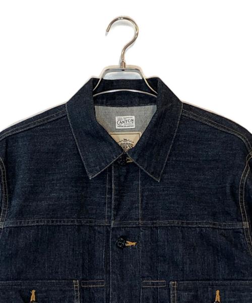 CANTON（キャントン）CANTON (キャントン) J.PRESS (ジェイプレス) 2NDtypeデニムジャケット インディゴ サイズ:Lの古着・服飾アイテム