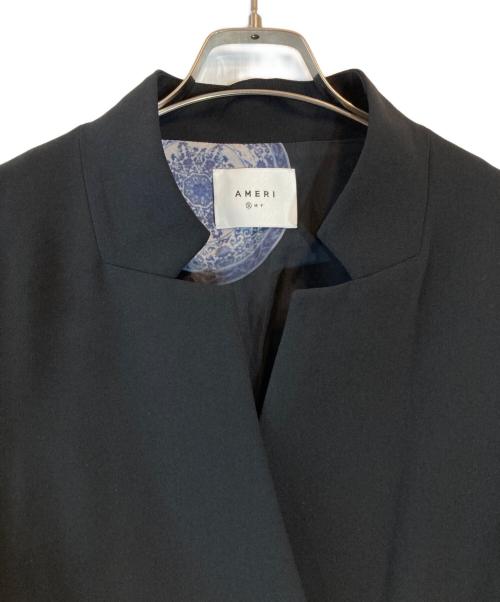 Ameri（アメリ）AMERI (アメリ) NOTCH PRINT LINING JACKET ブラック サイズ:Sの古着・服飾アイテム