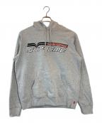 SUPREMEシュプリーム）の古着「MOTHERFUCKER HOODED SWEATSHIRT」｜グレー