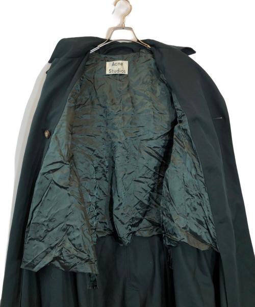 Acne studios（アクネ ストゥディオズ）Acne studios (アクネ ストゥディオズ) Double-breasted Trench Coat グリーン サイズ:36の古着・服飾アイテム