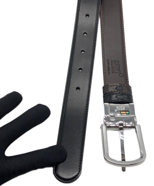 MONTBLANC（モンブラン）MONTBLANC (モンブラン) レザーベルト ブラック サイズ:下記参照 未使用品の古着・服飾アイテム