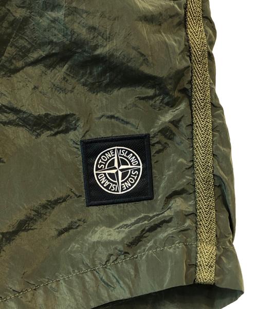 STONE ISLAND（ストーンアイランド）STONE ISLAND (ストーンアイランド) ナイロン スイム パンツ グリーン サイズ:Sの古着・服飾アイテム