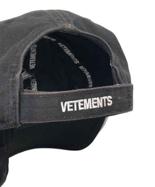 VETEMENTS（ヴェトモン）VETEMENTS (ヴェトモン) ANARCHY CAP ブラック サイズ:下記参照の古着・服飾アイテム
