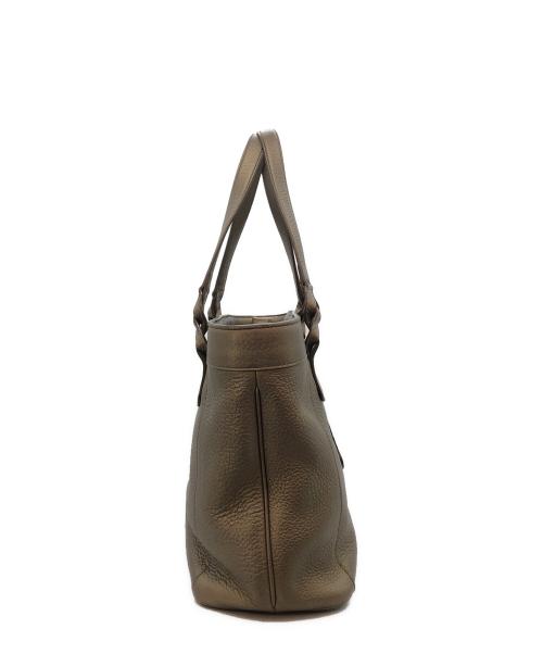 LOEWE（ロエベ）LOEWE (ロエベ) アナグラム フスタトートバッグ ゴールドの古着・服飾アイテム