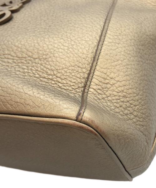 LOEWE（ロエベ）LOEWE (ロエベ) アナグラム フスタトートバッグ ゴールドの古着・服飾アイテム