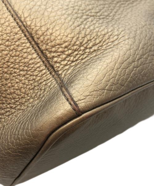 LOEWE（ロエベ）LOEWE (ロエベ) アナグラム フスタトートバッグ ゴールドの古着・服飾アイテム