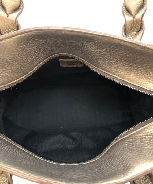LOEWE（ロエベ）LOEWE (ロエベ) アナグラム フスタトートバッグ ゴールドの古着・服飾アイテム