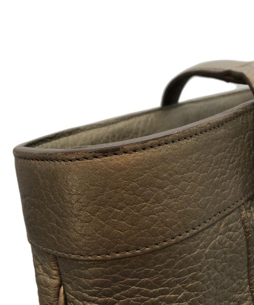 LOEWE（ロエベ）LOEWE (ロエベ) アナグラム フスタトートバッグ ゴールドの古着・服飾アイテム