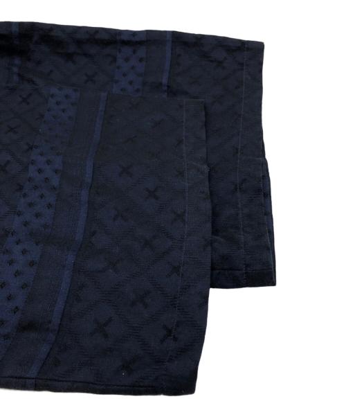 LIMI feu（リミフゥ）LIMI feu (リミフゥ) ビッグボタン シルクコットンパンツ ネイビー サイズ:下記参照の古着・服飾アイテム