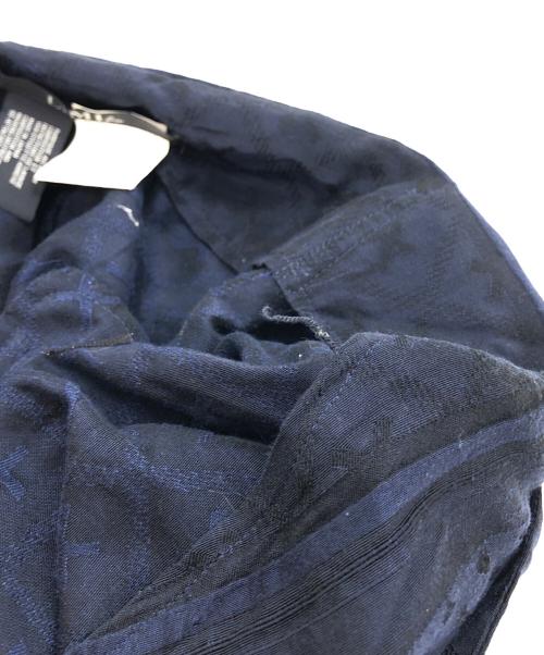 LIMI feu（リミフゥ）LIMI feu (リミフゥ) ビッグボタン シルクコットンパンツ ネイビー サイズ:下記参照の古着・服飾アイテム
