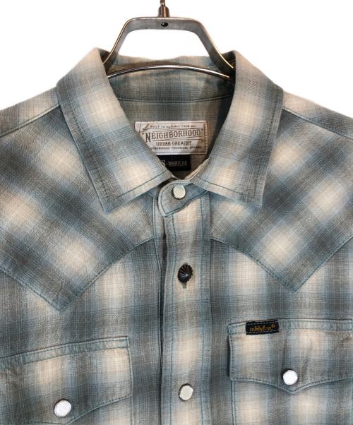 NEIGHBORHOOD（ネイバーフッド）NEIGHBORHOOD (ネイバーフッド) オンブレチェックシャツ グリーン サイズ:S-REGULARの古着・服飾アイテム