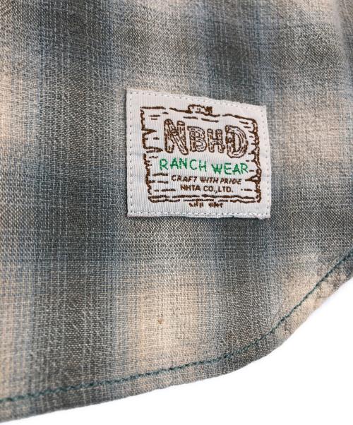NEIGHBORHOOD（ネイバーフッド）NEIGHBORHOOD (ネイバーフッド) オンブレチェックシャツ グリーン サイズ:S-REGULARの古着・服飾アイテム