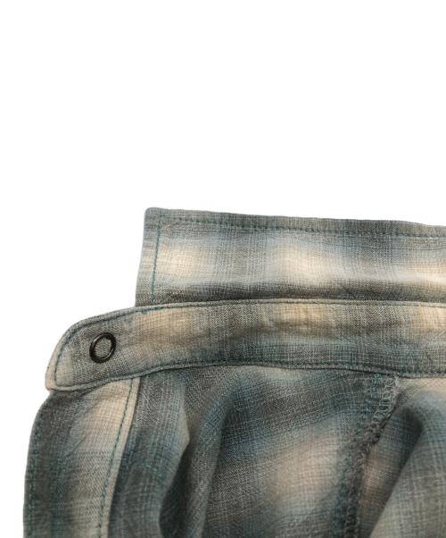 NEIGHBORHOOD（ネイバーフッド）NEIGHBORHOOD (ネイバーフッド) オンブレチェックシャツ グリーン サイズ:S-REGULARの古着・服飾アイテム