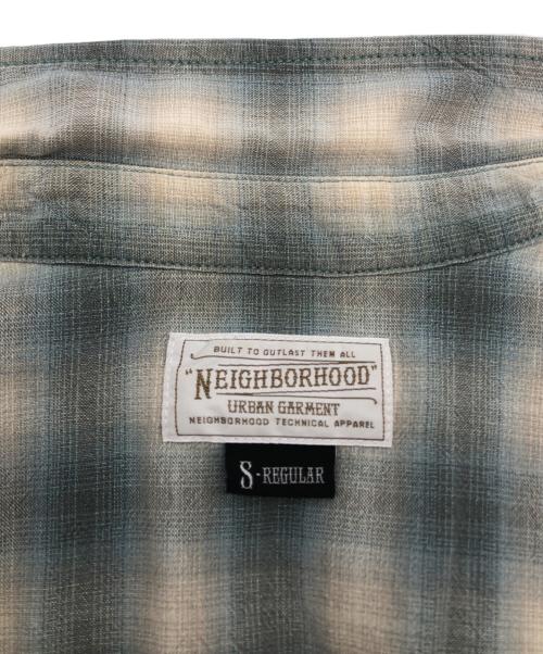 NEIGHBORHOOD（ネイバーフッド）NEIGHBORHOOD (ネイバーフッド) オンブレチェックシャツ グリーン サイズ:S-REGULARの古着・服飾アイテム